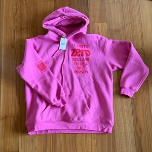 Pink Graphic Hoodie
